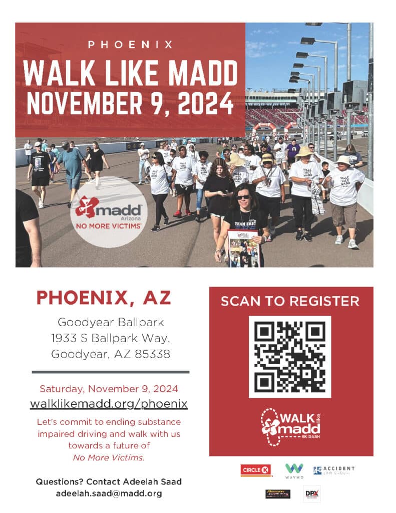 Walk like MADD Goodyear Ballpark