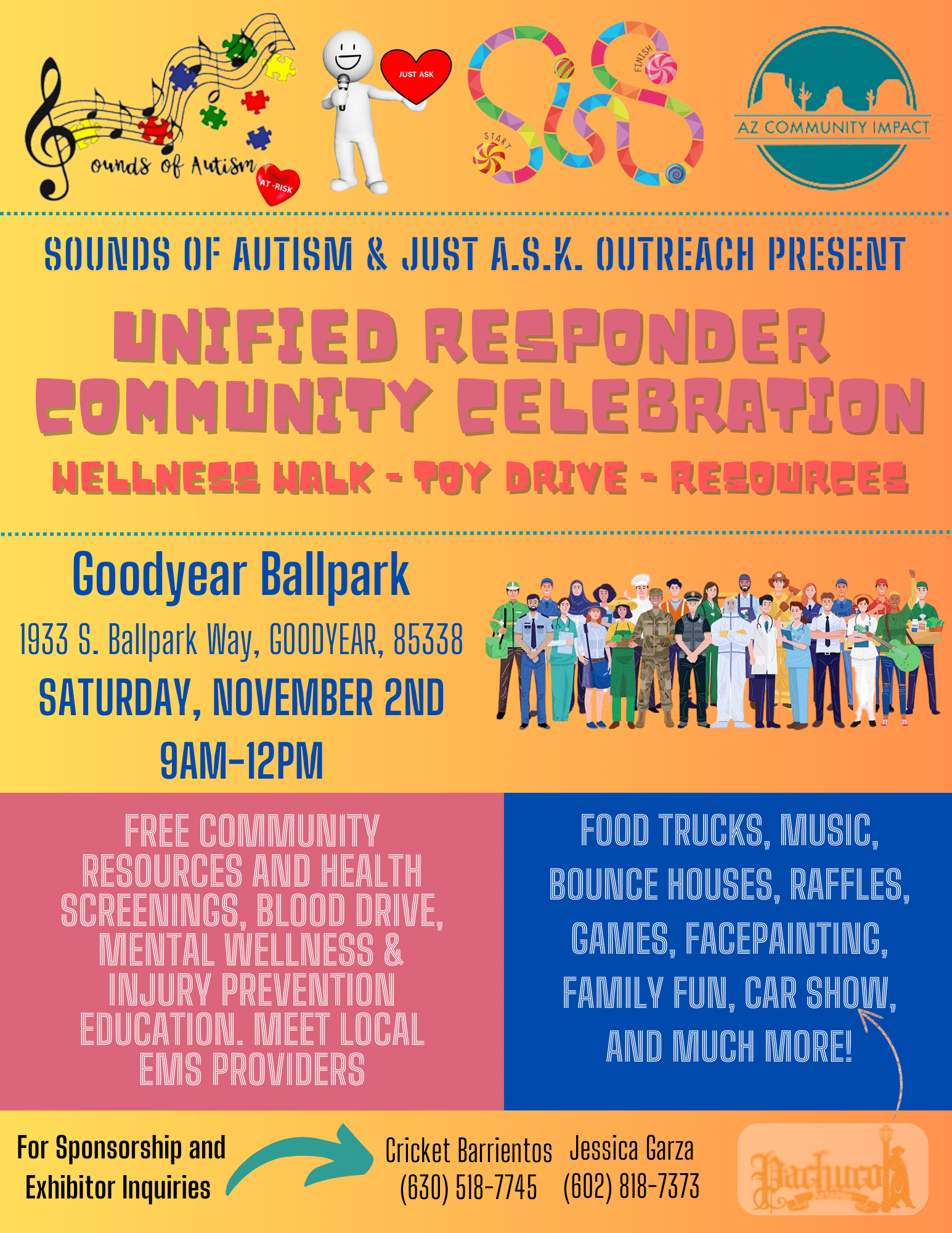 Unified Responder Community Celebration event flyer